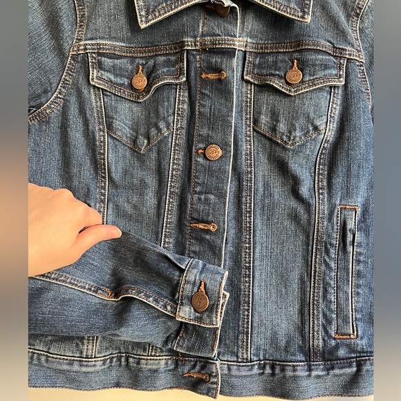 LOFT Jean Jacket Size Small - Picture 3 of 9
